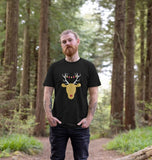 Mens Reindeer Christmas T-shirt