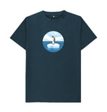 Denim Blue Organic Men's Penguin T-shirt