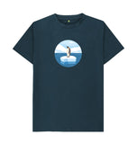 Denim Blue Organic Men\u2019s Penguin T-shirt
