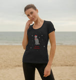 Ladies Meowy Christmas T-shirt