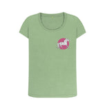 Sage Organic Ladies Scoop Neck Geometric Horse T-shirt