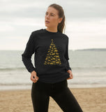 Ladies Animal Tree Christmas Jumper