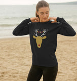 Ladies Reindeer Christmas Jumper