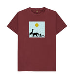Red Wine Organic Men's Animal T-shirt