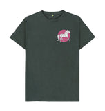 Dark Grey Organic Men's Geometric Horse T-shirt
