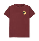Red Wine Organic Men's Black Cat T-shirt