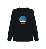 Black Ladies Penguin snow globe Christmas Jumper