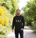 Mens Animal print Christmas Jumper