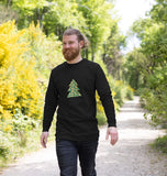 Mens Animal print Christmas tree Jumper