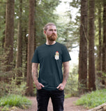Mens Santa Paws in my pocket Christmas T-shirt