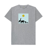 Athletic Grey Organic Men\u2019s Animal T-shirt