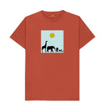 Rust Organic Men\u2019s Animal T-shirt