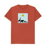 Rust Organic Men's Animal T-shirt