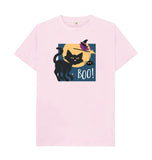 Pink Organic Men's Halloween Cat T-shirt