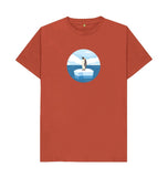 Rust Organic Men\u2019s Penguin T-shirt