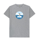 Athletic Grey Organic Men's Penguin T-shirt