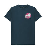 Denim Blue Organic Men's Geometric Horse T-shirt