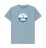 Stone Blue Organic Men's Penguin T-shirt