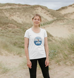 Organic Ladies Scoop Neck Penguin T-shirt