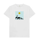 White Organic Men's Animal T-shirt