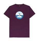 Purple Organic Men's Penguin T-shirt