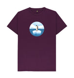 Purple Organic Men\u2019s Penguin T-shirt