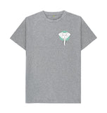 Athletic Grey Organic Men's Geometric Elephant T-shirt