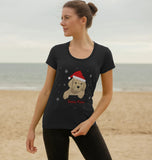 Ladies Santa Paws Christmas T-shirts