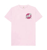 Pink Organic Men's Geometric Horse T-shirt
