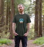 Mens Penguin snow globe Christmas T-shirt