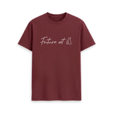 Red Wine Printed T-shirt Front
