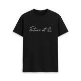 Black Printed T-shirt Front