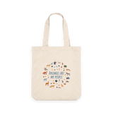 Natural Printed Bag Front