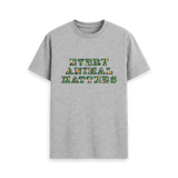 Athletic Grey Printed T-shirt Front