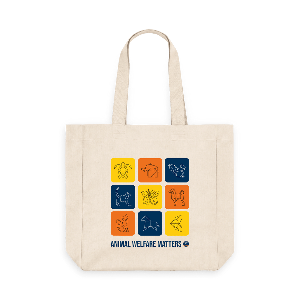 Natural Printed Bag Front