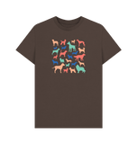 Chocolate Organic Men's Dog T-shirt