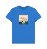 Bright Blue Organic Men's Pawesome Adventures t-shirt