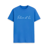 Bright Blue Printed T-shirt Front