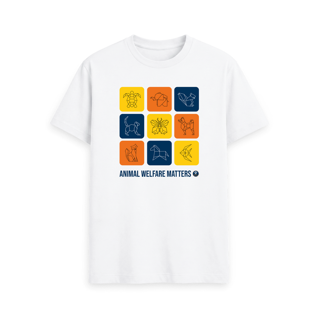 White Printed T-shirt Front
