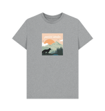 Athletic Grey Organic Men's Pawesome Adventures t-shirt