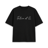 Black Printed T-shirt Front