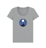 Athletic Grey Printed T-shirt Front
