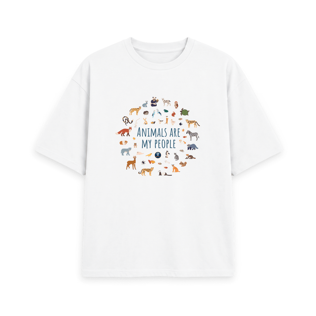 White Printed T-shirt Front