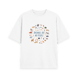 White Printed T-shirt Front