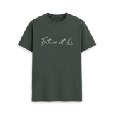 Dark Grey Printed T-shirt Front