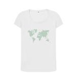 White Printed T-shirt Front