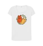 White Printed T-shirt Front