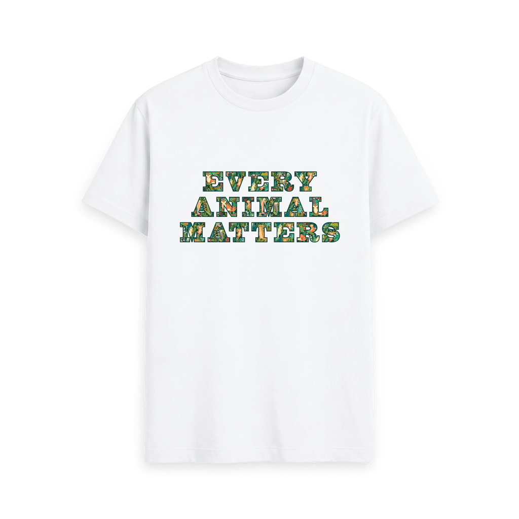 White Printed T-shirt Front