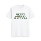 White Printed T-shirt Front