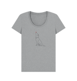 Athletic Grey Printed T-shirt Front